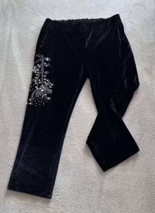 Photo of free velvet embellished trousers (Moor Allerton LS17) #1
