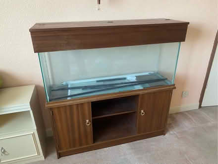 Photo of free Fish Tank and Cabinet (Eastbourne BN21) #1