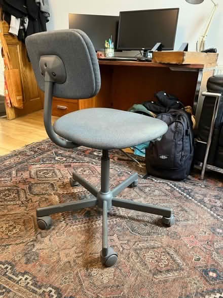Photo of free Grey swivel office chair (Blackhorse Road) #2
