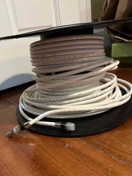 Photo of free CATV spool of cable (Davis Square, Somerville) #3