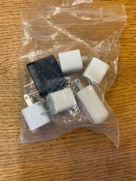 Photo of free 6 US USB charger adapters (Walton Manor OX2) #1