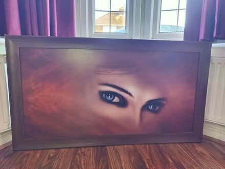 Photo of free Large painted wall hanging (Fords Farm RG30) #3
