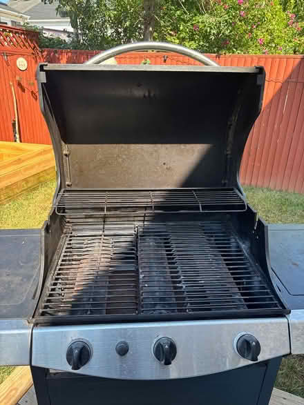 Photo of free Gas grill, propane canister, cover (Arden Heights, Staten Island) #3