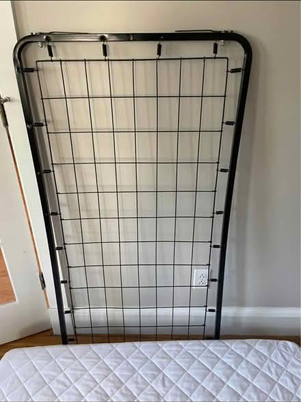 Photo of free Crib Mattress&Slatted Base (West Cambridge) #2
