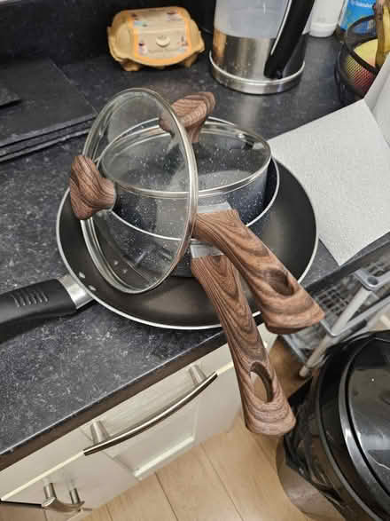 Photo of free Pans, pots, cutlery, plates, mugs (BA2) #1