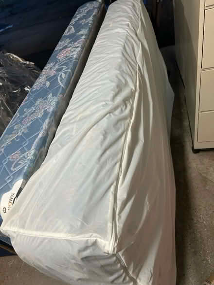 Photo of free Twin mattress, box spring, frame (McLean) #2