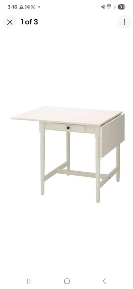 Photo of free White IKEA extendable dining table (Caversham RG4) #1