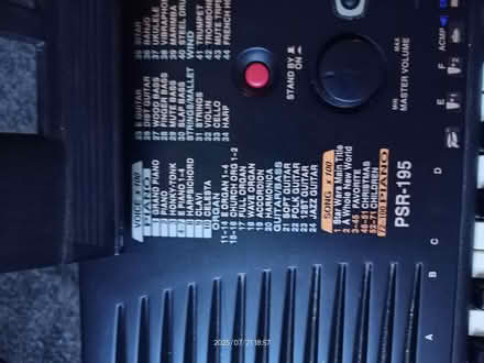 Photo of free Yamaha PSR 195 Keyboard - Faulty! (Fords Farm RG31) #2