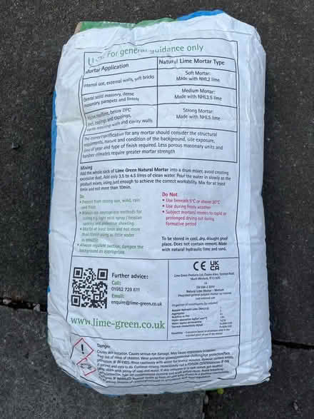 Photo of free Lime mortar (Didsbury M20) #2