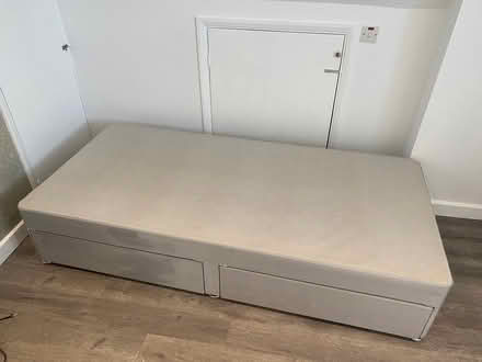 Photo of free 2x single divan bed bases with 2 drawers in each base. (Horsham RH12) #1