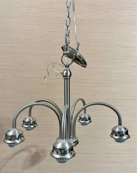 Photo of free Hanging Light fixture 5 bulb (Pittstown NJ) #2