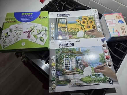 Photo of free Unfinished craft painting projects (Southwest corner Elgin) #1
