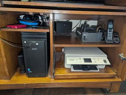 Photo of free Computer Armoire and File Cabinet (11 Mile and Middlebelt Area) #4