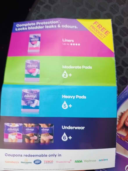 Photo of free 6 x vouchers for Always Discreet (Teignmouth TQ14) #3