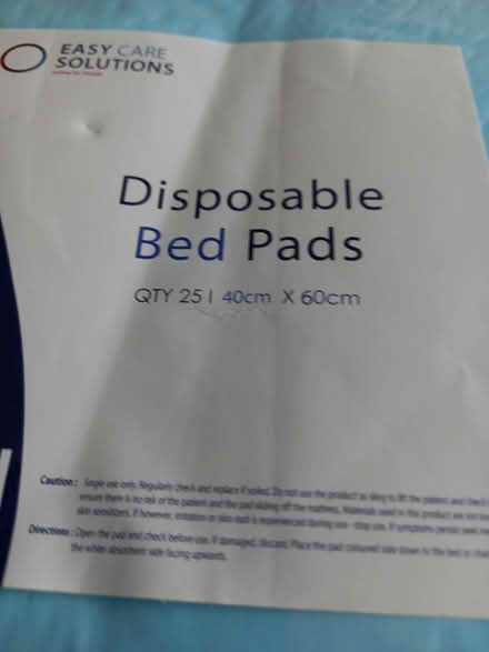Photo of free Bed pads (Weston bath) #1