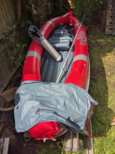 Photo of free Inflatable kayak with pump (Osney OX2) #1