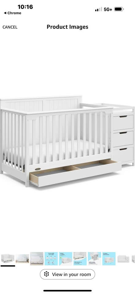 Photo of free Graco Hadley crib and changer (Greenbush near arboretum) #1