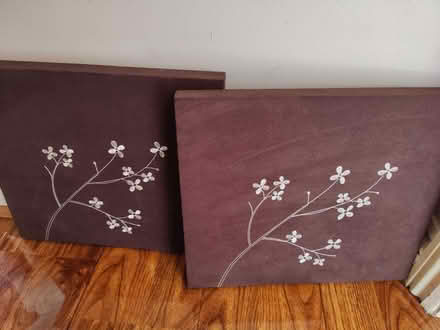Photo of free Suede embroidered wall hangings (Fords Farm RG30) #3