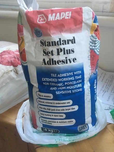 Photo of free Tile cement (Central Lancaster LA1) #1