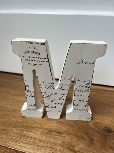 Photo of free Two decorative letter "M"s (Roundwood AL5) #4