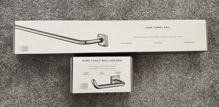 Photo of free Towel Rail and Toilet Roll holder, John Lewis 'Anyday Pure' (Astley Village PR7) #1