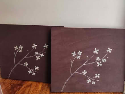 Photo of free Suede embroidered wall hangings (Fords Farm RG30) #1