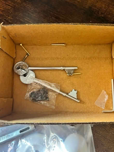 Photo of free Metal door lock with keys (West Bridgford NG2) #3