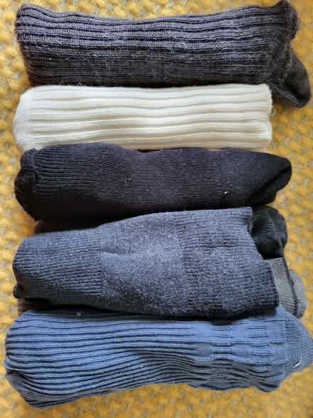 Photo of free 7 pairs mens socks size 8-9 (Corston) #1