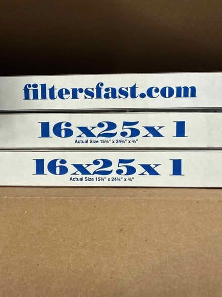 Photo of free 16x25x1 Furnace filters (Mundelein IL) #1