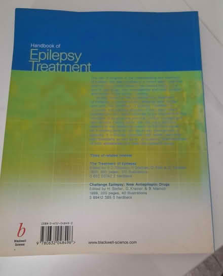 Photo of free Handbook of Epilepsy Treatment (Holmewood S42) #2