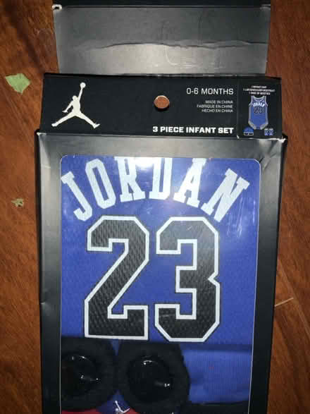 Photo of free Jordan 23 3-piece infant set (Bowers x El Camino) #1