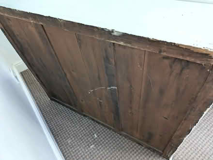 Photo of free Large Antique Victorian Solid Oak Painted Cupboard Double do (Bingham NG13) #2