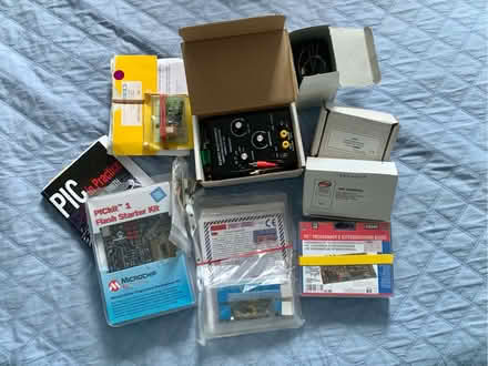 Photo of free Various electronics kits and components, cases + guide book (Fleetwood FY7) #1
