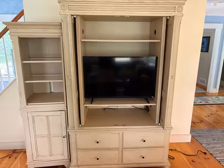 Photo of free 3 Piece TV/Shelving Unit (East Orleans Mass) #1