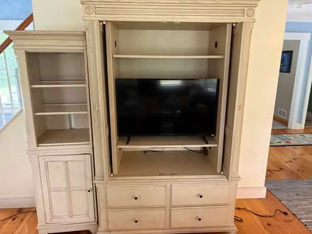 Photo of free 3 Piece TV/Shelving Unit (East Orleans Mass) #1