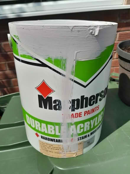 Photo of free Nearly full tin of pink paint (Olton B92) #1