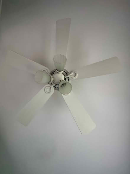 Photo of free 3 White Ceiling Fans (Wauconda) #3