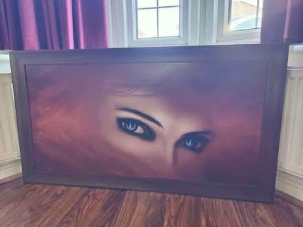 Photo of free Large painted wall hanging (Fords Farm RG30) #2