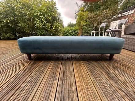 Photo of free Teal footstool (Petts Wood BR7) #4