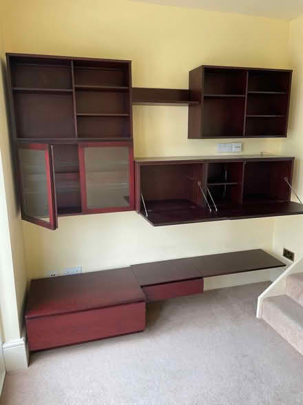 Photo of free 9 items in solid wood of wall and floor storage. (Marlborough SN8) #1