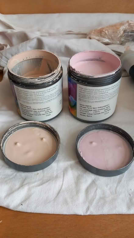 Photo of free Pink paint sample pots (Pitshanger W5) #1