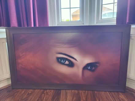 Photo of free Large painted wall hanging (Fords Farm RG30) #1