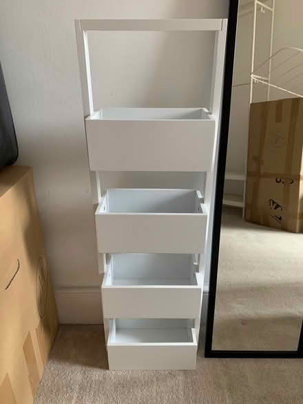 Photo of free Bathroom storage caddy + mirror (SW10 9QZ) #1