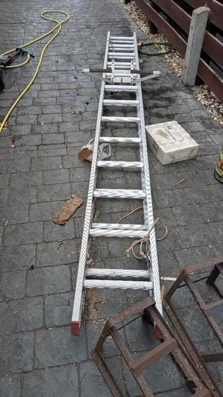 Photo of free Ladder and ladder rest/support (Aldwick PO21) #1