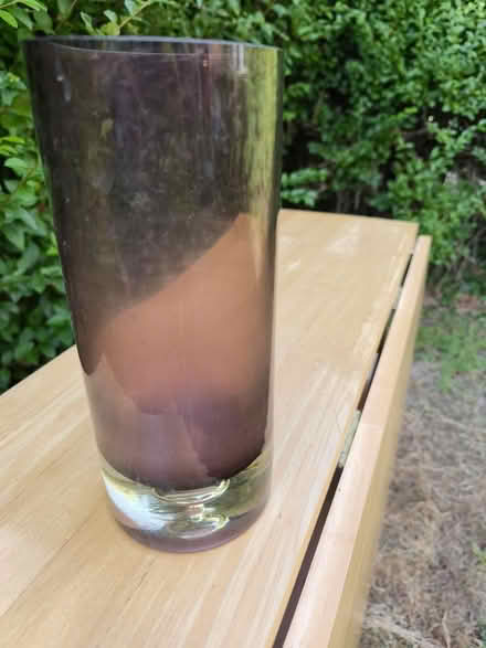 Photo of free Purple vase with bubble base. (Church RG2) #2