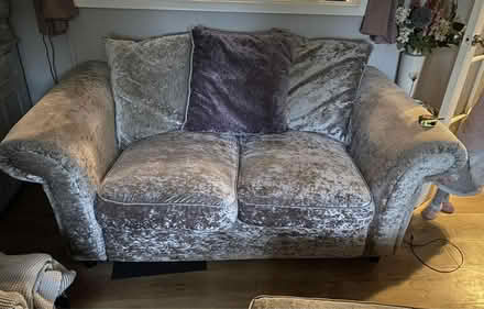 Photo of free Velvet sofas x2 (Norwich) #2