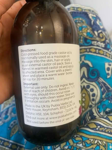 Photo of free Castor oil - 3 bottles (Stevenage SG1) #4