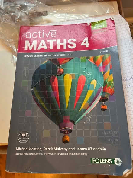 Photo of free Maths L Cert Past Papers and Book (Killiney) #1