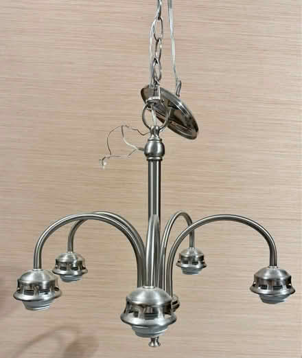 Photo of free Hanging Light fixture 5 bulb (Pittstown NJ) #1