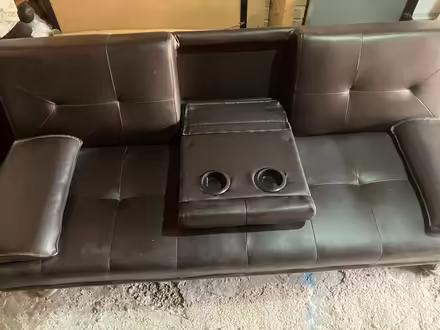 Photo of free leather type bed settee (loughborough LE11) #4